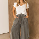 Willow Striped Pants | Coffee