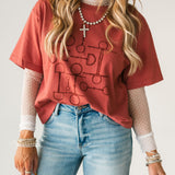 Horse Bit Tee | Berry