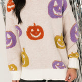 Multi Jack-O-Lantern Sweater