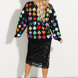 Black Suits Sweatshirt | QOS X Lexi Jade's