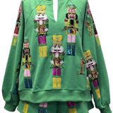 Green Nutcracker Band Sweatshirt