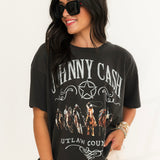 Johnny Cash Outlaw Country Merch Tee