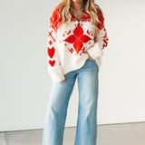 Mythical Sweater | Vanilla Scarlet