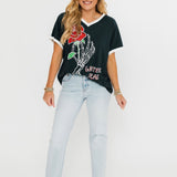 Grateful Dead Skeleton Rose Club Tee