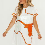 Licensed Texas Oversized Mascot Tee Dress | Queen Of Sparkles