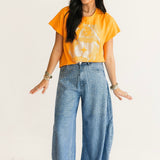 Rhinestone Barrel Jeans | Queen Of Sparkles