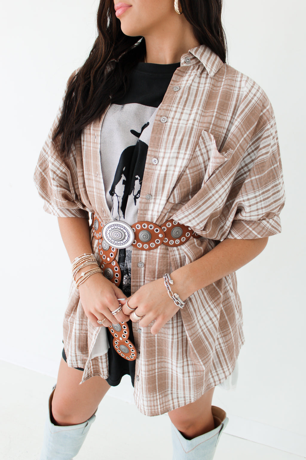 SPIN YOU ROUND BELT | BROWN
