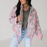 Happy Blooms Quilted Floral Jacket