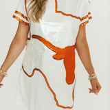 Licensed Texas Oversized Mascot Tee Dress | Queen Of Sparkles