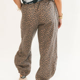 My Way Sweatpant | Chocolate Leopard