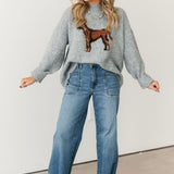 Hound Dog Sweater | Heather Grey