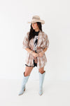 SETTLE DOWN PLAID MINI | LATTE