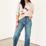 Fruit Gingham Patch Tee
