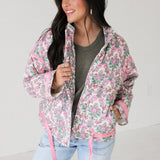 Happy Blooms Quilted Floral Jacket