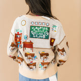 Multi School Classroom Scene Cardigan | Queen Of Sparkles
