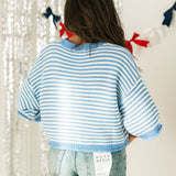 Summertime Stripe Sweater | Blues