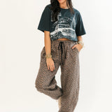 My Way Sweatpant | Chocolate Leopard