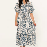 Morning Glory Maxi Dress | Ink Blue