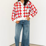 Red & Blue Medical Supply Cardigan | Queen Of Sparkles