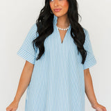 Cambria Midi Dress | Blue