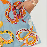 Denim Multi Snake Tank Dress | Queen Of Sparkles