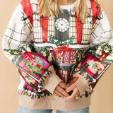 Multi Store At Christmas Time Window Display Sweatshirt | Queen Of Sparkles