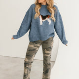 Hound Dog Sweater | Blue