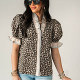 Wild Whisper Top | Leopard