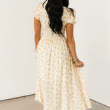 Golden Hour Floral Midi Dress