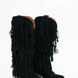 Wild Child Suede Boot | Black