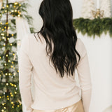 Essential Ribbed Mock Neck | Ivory