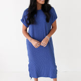 Forever Blessed Midi Dress | Indigo