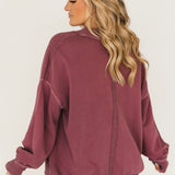 Palm Springs Turtle Pullover | Damson