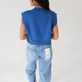 Easy Street Sweater Vest | Deja Blue