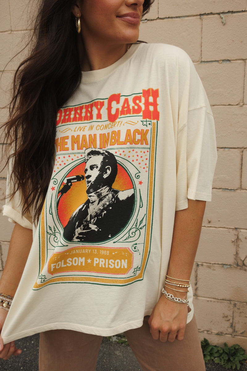 JOHNNY CASH LIVE IN CONCERT OS TEE