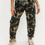 Troop Barrel Leg Jeans | Camo