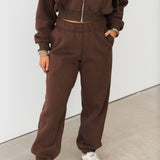 Cozy Fleece Sweatpants | Espresso