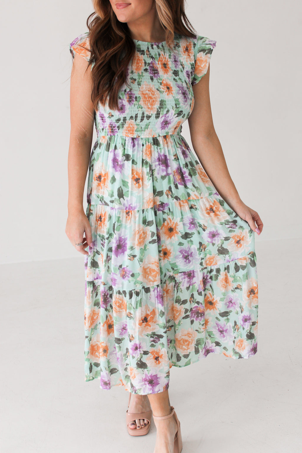 SPRING IS IN THE AIR MIDI | MINT FLORAL