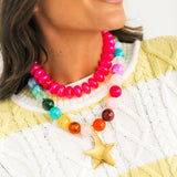 Brooke Beaded Star Necklace