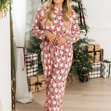 Annie Pants Set | Red Santa Baby