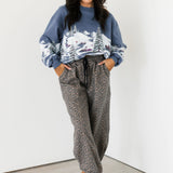 Alpine Ski Oversized Crew Sweatshirt