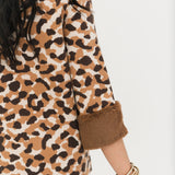Pick Me Mock Neck Sweater | Leopard