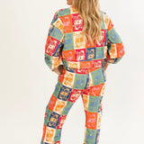 Fall Colorblock Queen Logo Sweatpant | Queen Of Sparkles