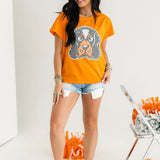 Licensed Tennessee Gingham Mascot Tee | Queen Of Sparkles