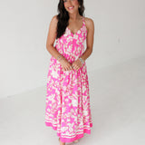 Island Time Floral Maxi Dress | Orchid