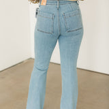 Ana High Rise Flare Pintuck Jean | Considered
