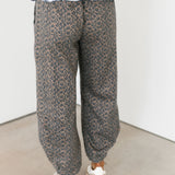 My Way Sweatpant | Chocolate Leopard