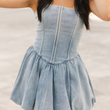 Darling Mini Dress | Denim