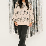 Spooky Dancing Skeletons Sweater