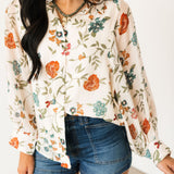 In Bloom Button Up Top